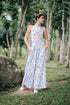 GET SPOTTED SHOP STOCKS Jenny Blue Porcelain: Dana Halter Loose Floral Jumpsuit